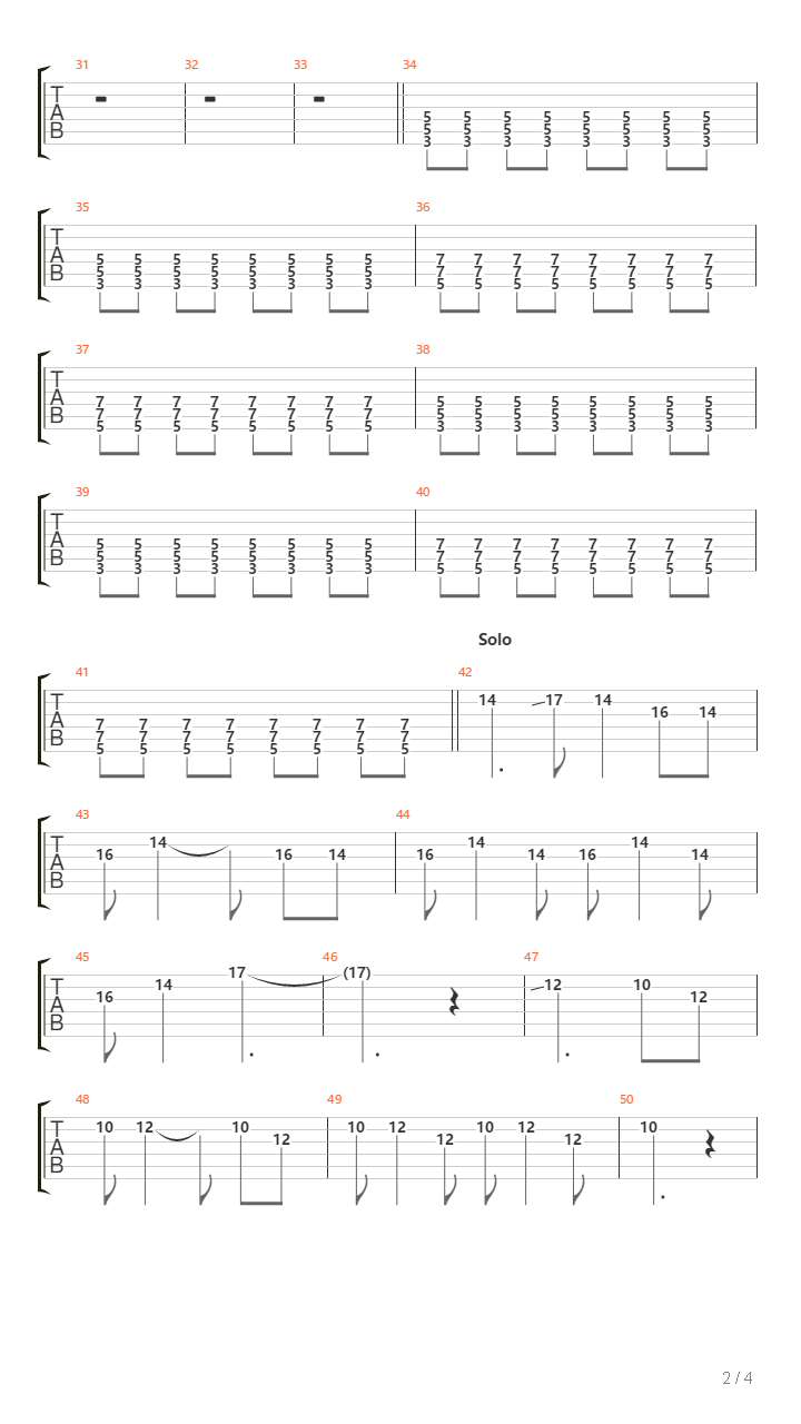 Rindu吉他谱