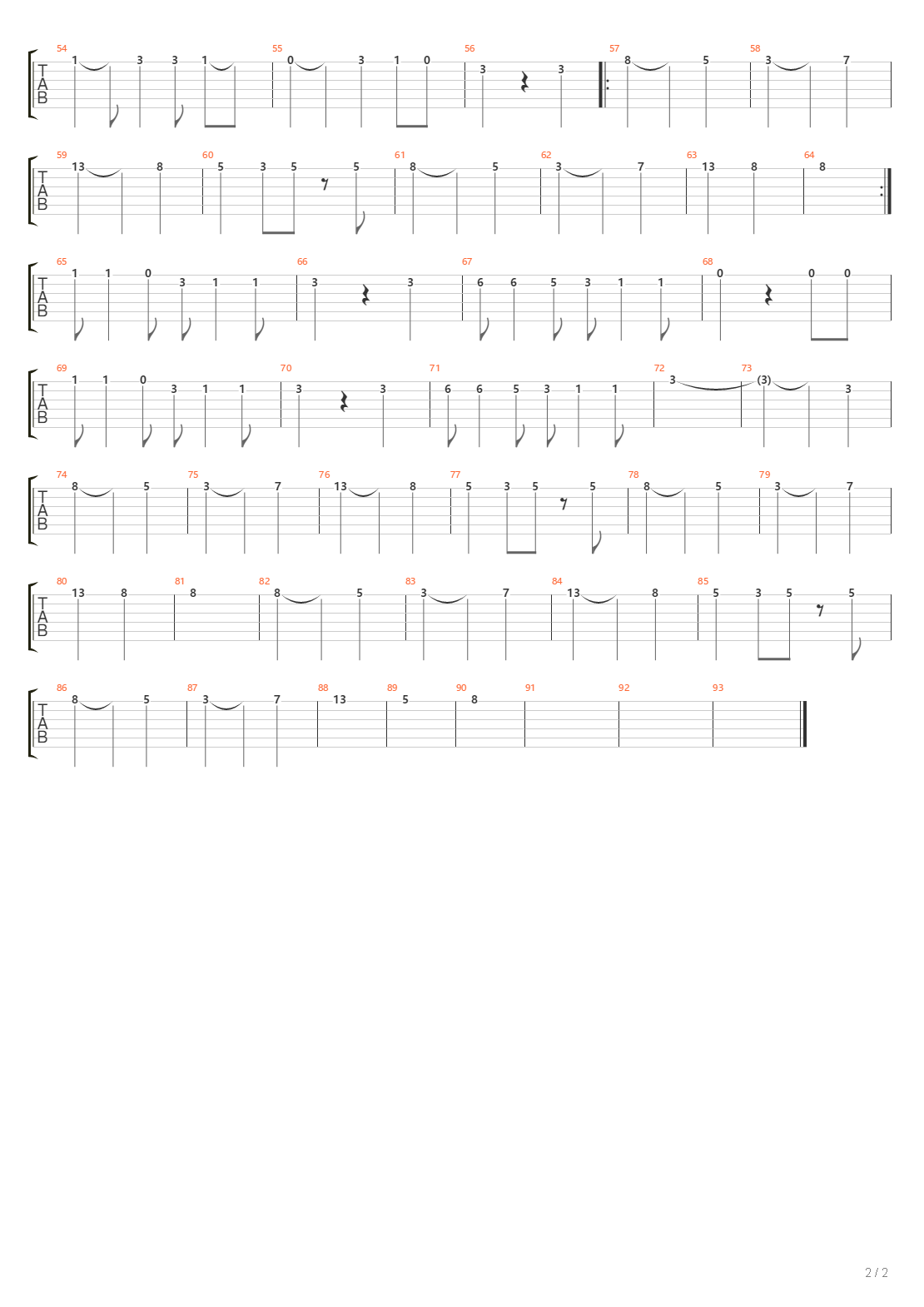 Secrets吉他谱