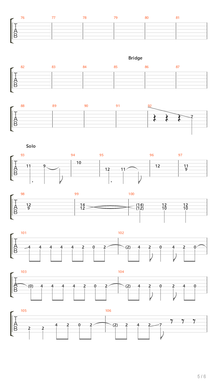 Warum吉他谱