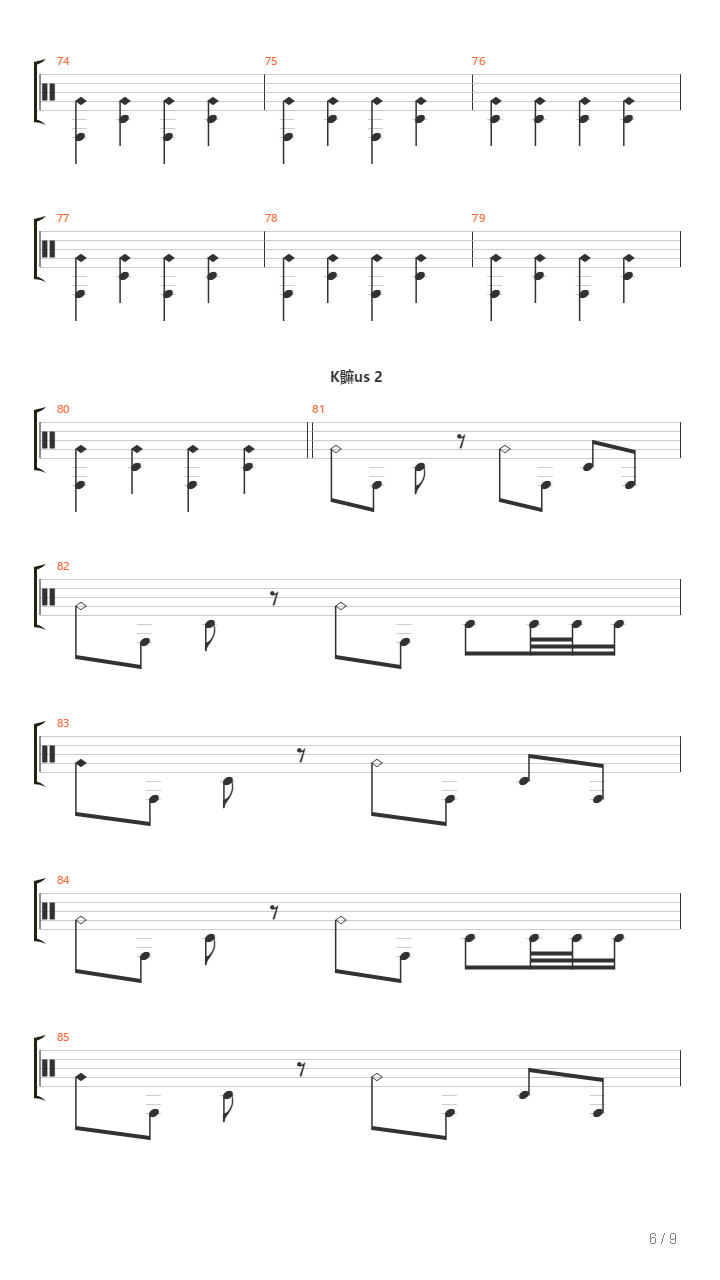 Valami Veget Er吉他谱