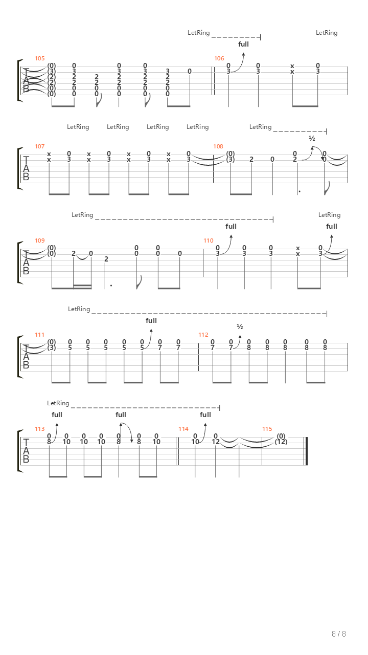 Sol吉他谱