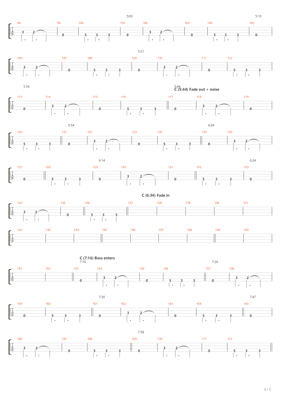 Das Auge吉他谱