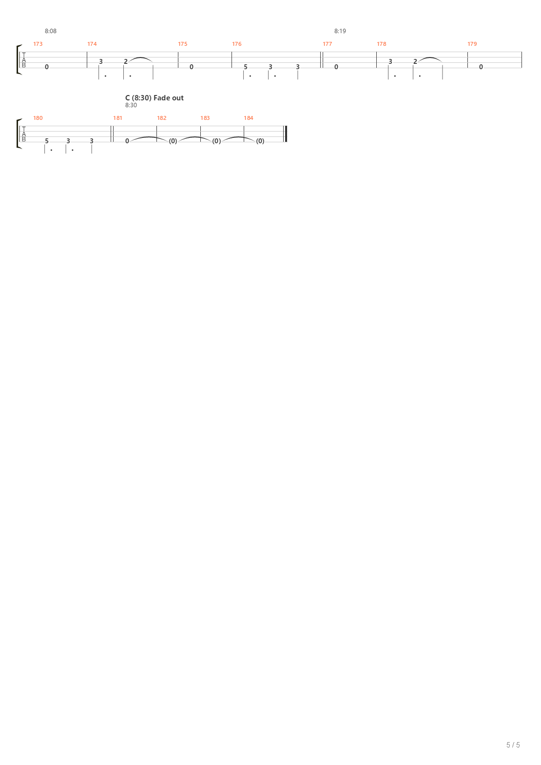 Das Auge吉他谱