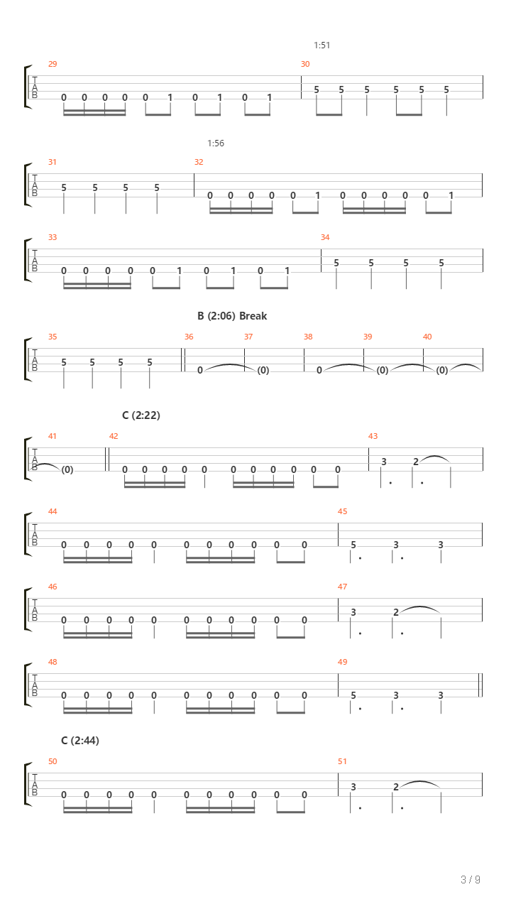 Das Auge吉他谱