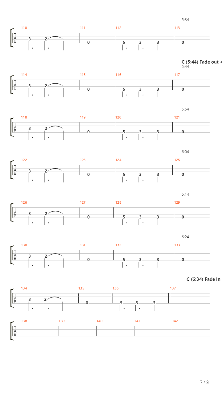 Das Auge吉他谱