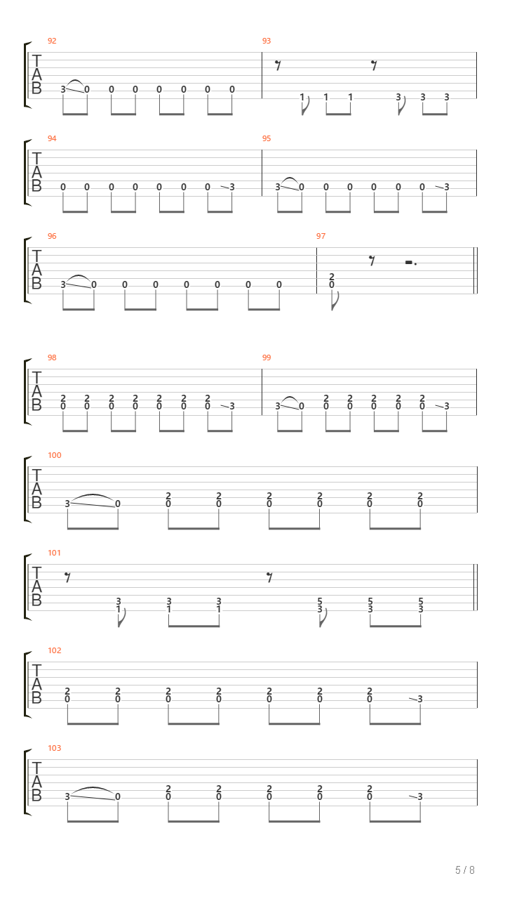 Verdun吉他谱