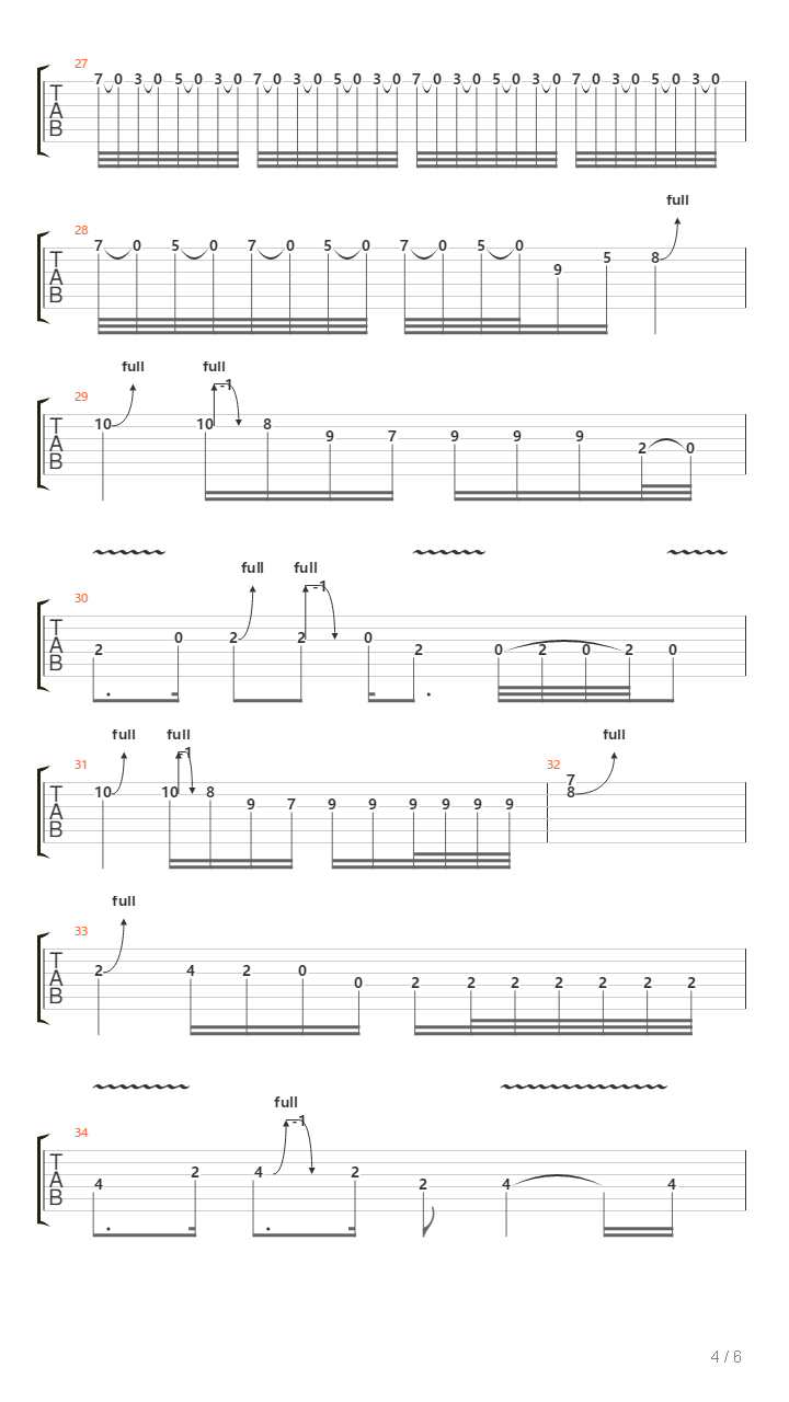 Stc吉他谱