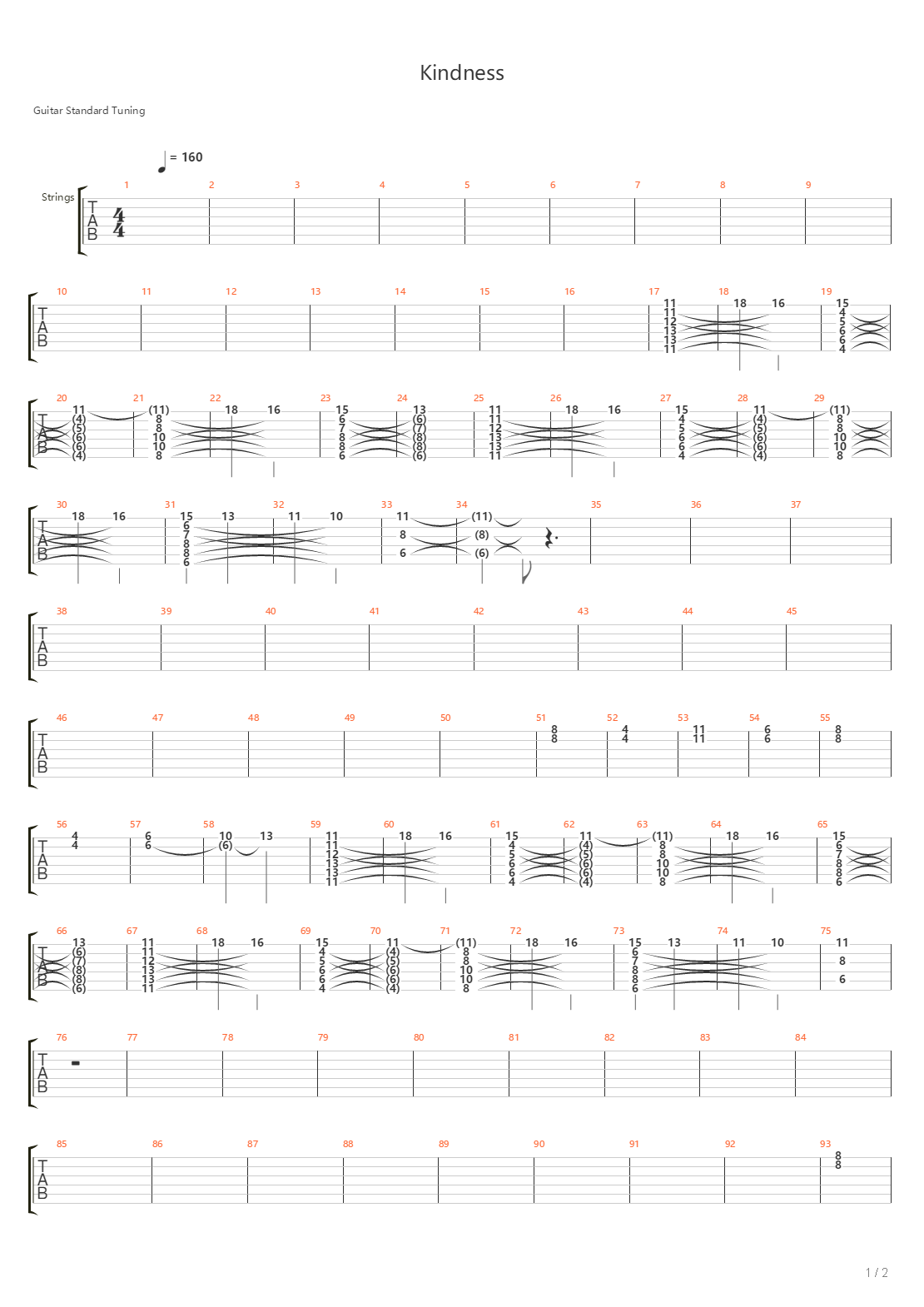 Kindness吉他谱