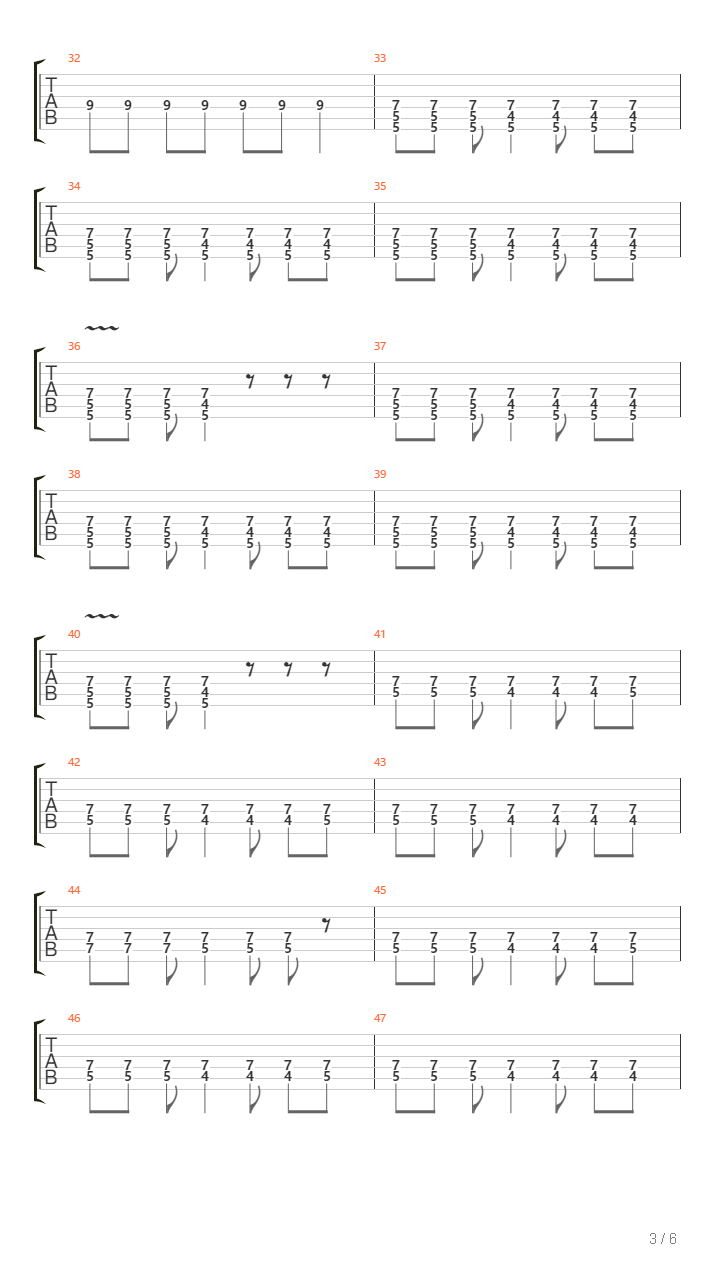 Cordinates吉他谱