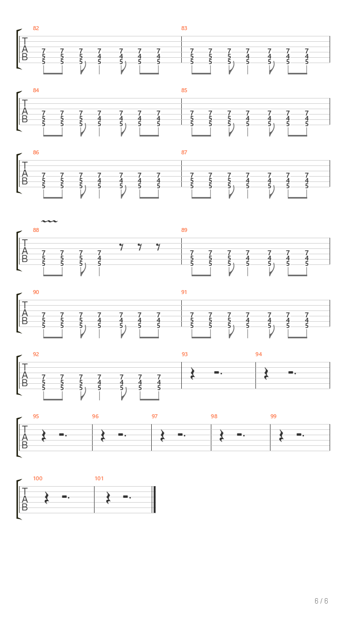 Cordinates吉他谱