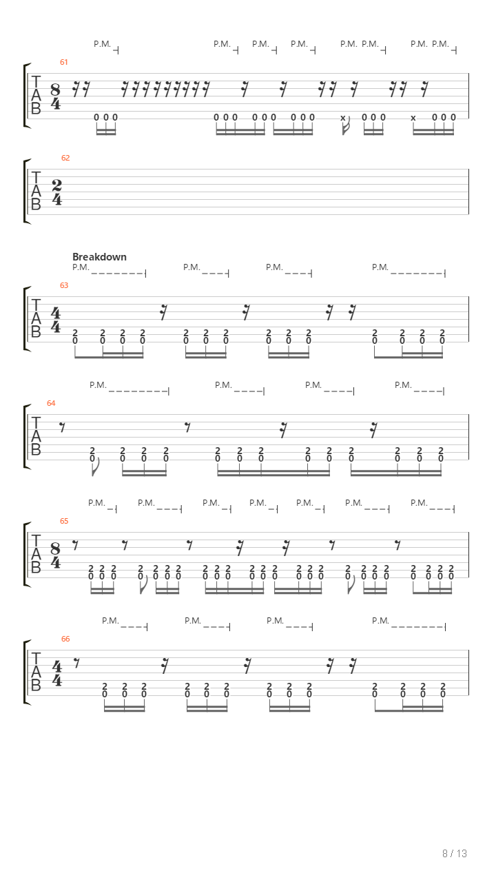 Lost In The Static吉他谱