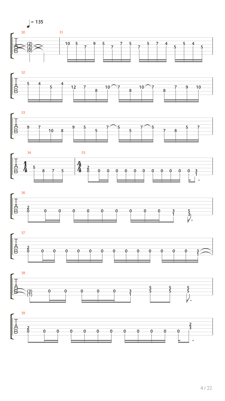 80吉他谱