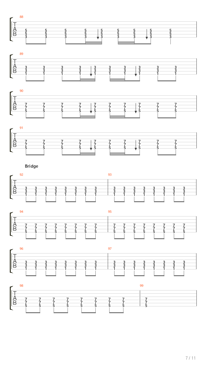 Slowbleed吉他谱