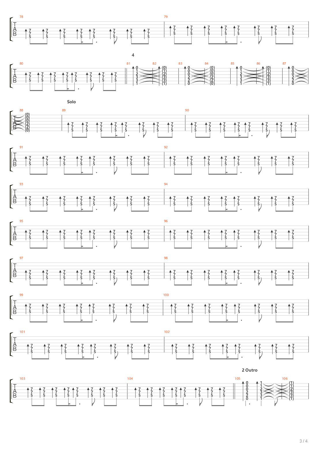 Dozen吉他谱