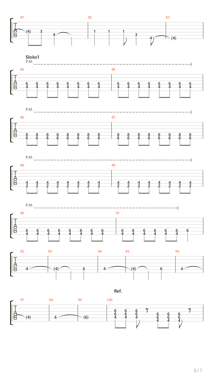 Jsem Tvuj Stin吉他谱