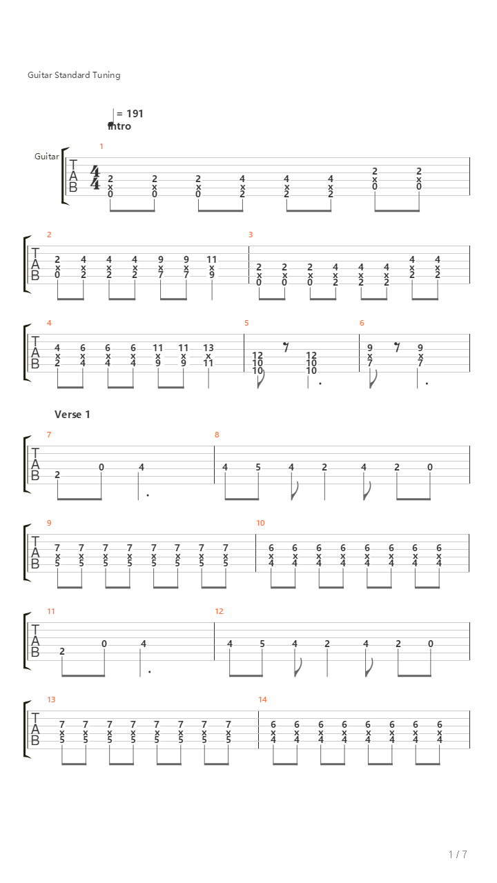 Original Me吉他谱