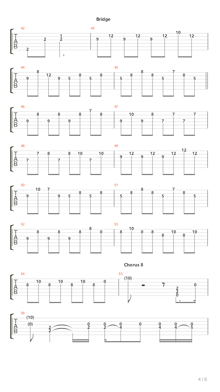 More Fiend吉他谱