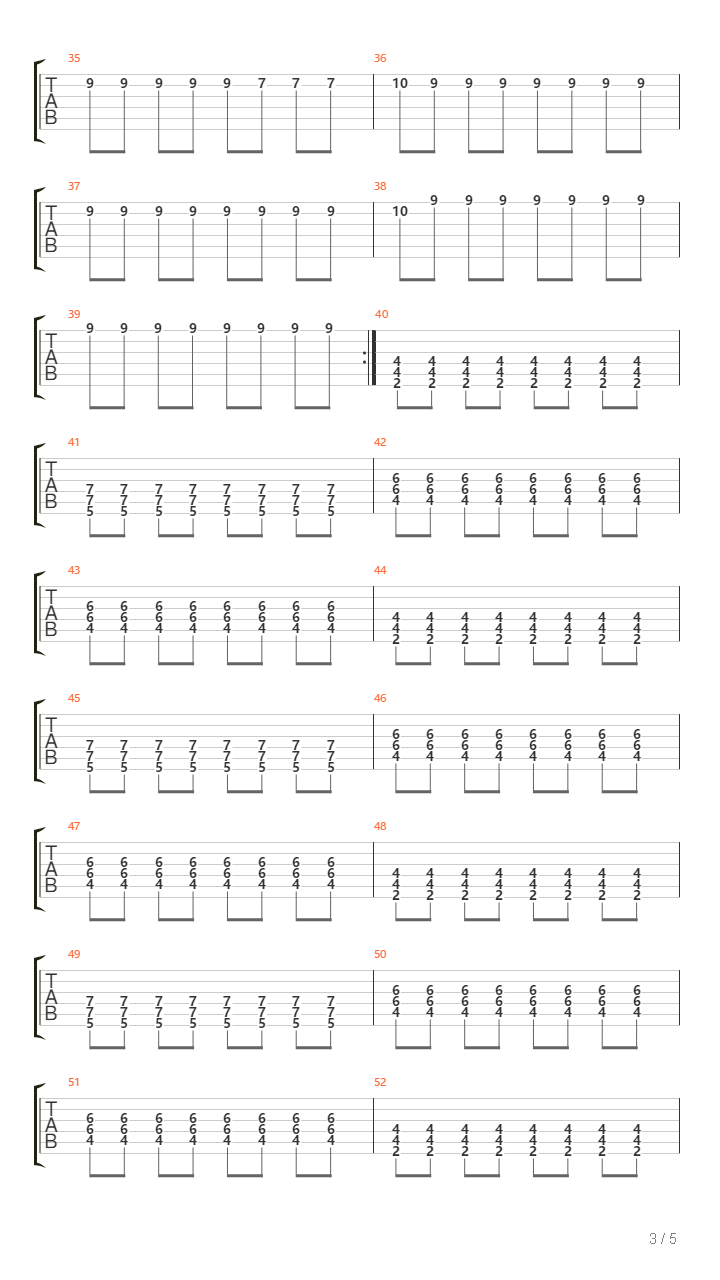 Drum De Fier吉他谱