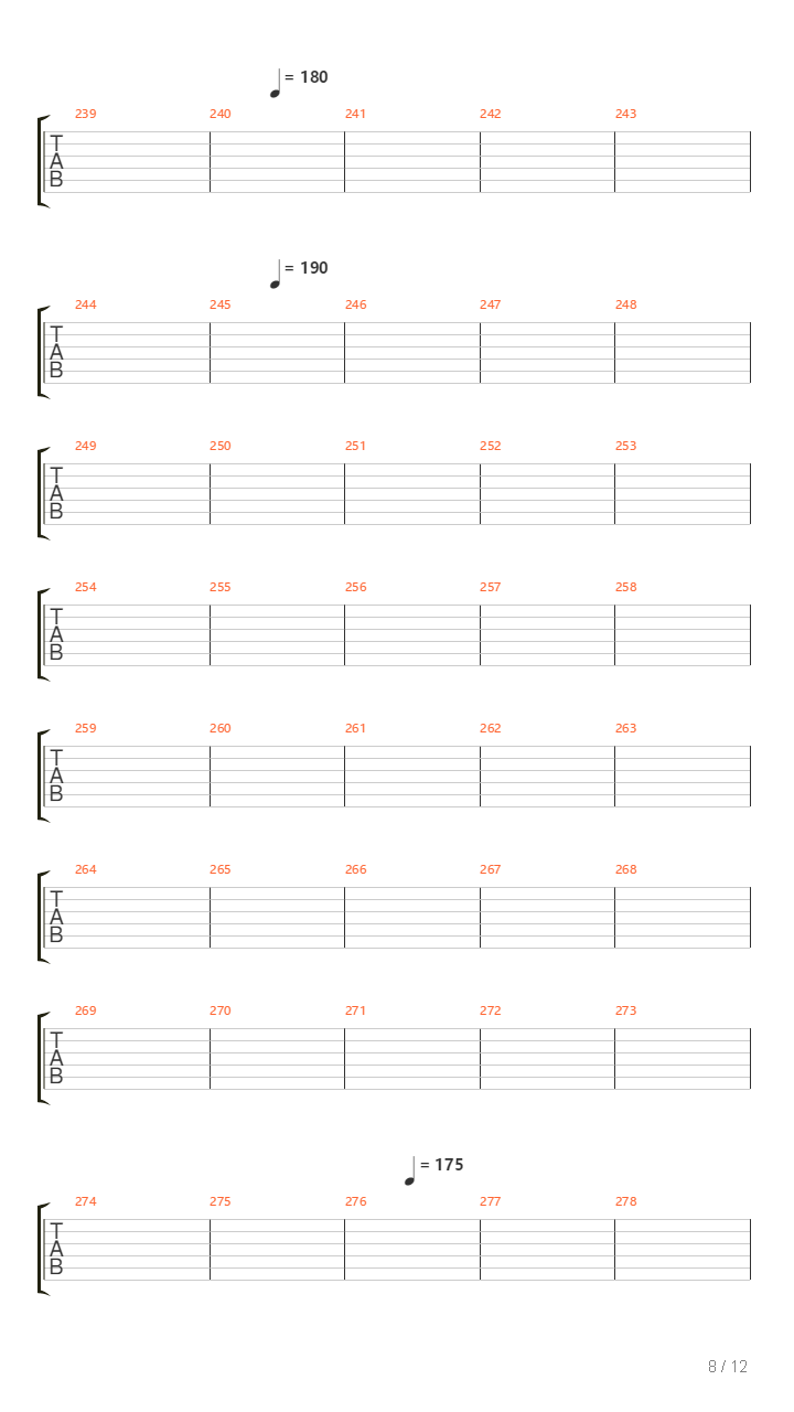 A Solitary Reign吉他谱