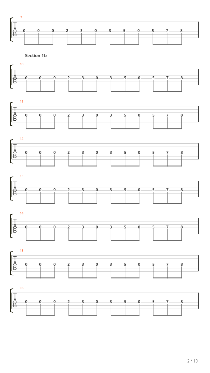 March Of The Spider吉他谱