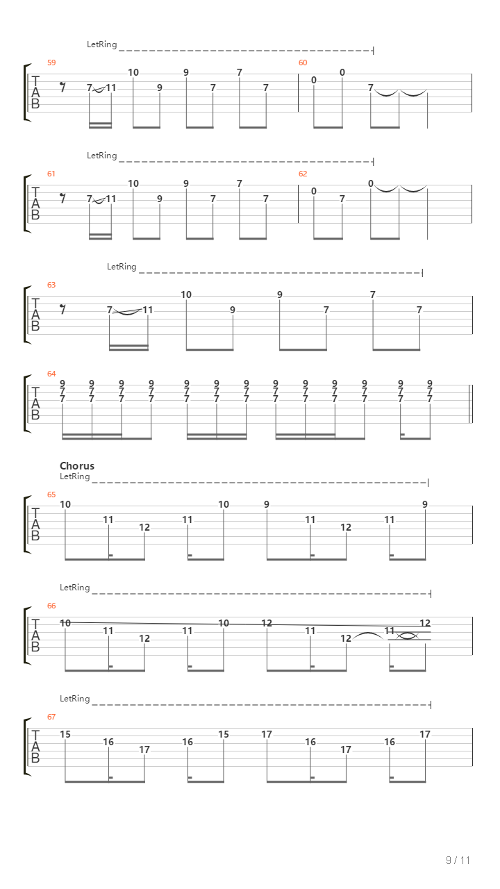 Fall Into Place吉他谱