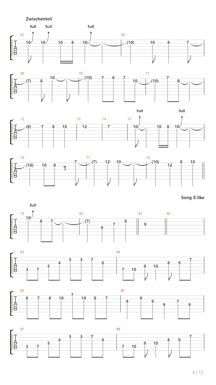 Ignite吉他谱