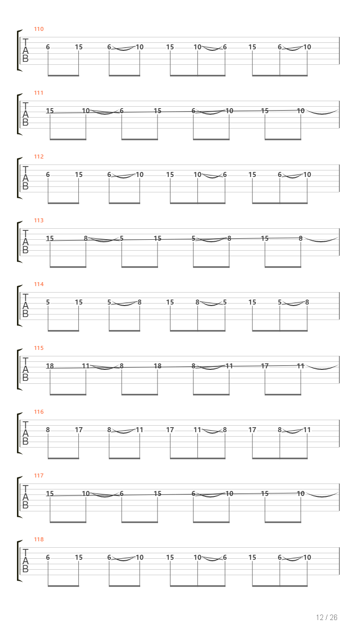 Echoes Of Silence吉他谱