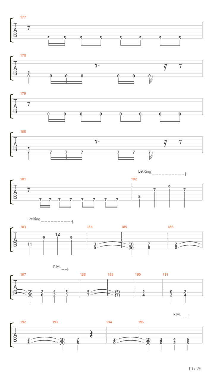 Echoes Of Silence吉他谱