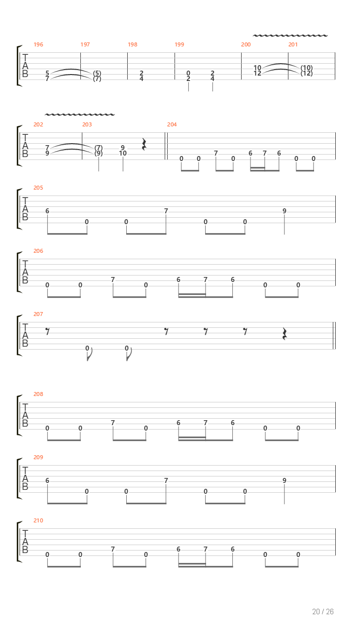 Echoes Of Silence吉他谱