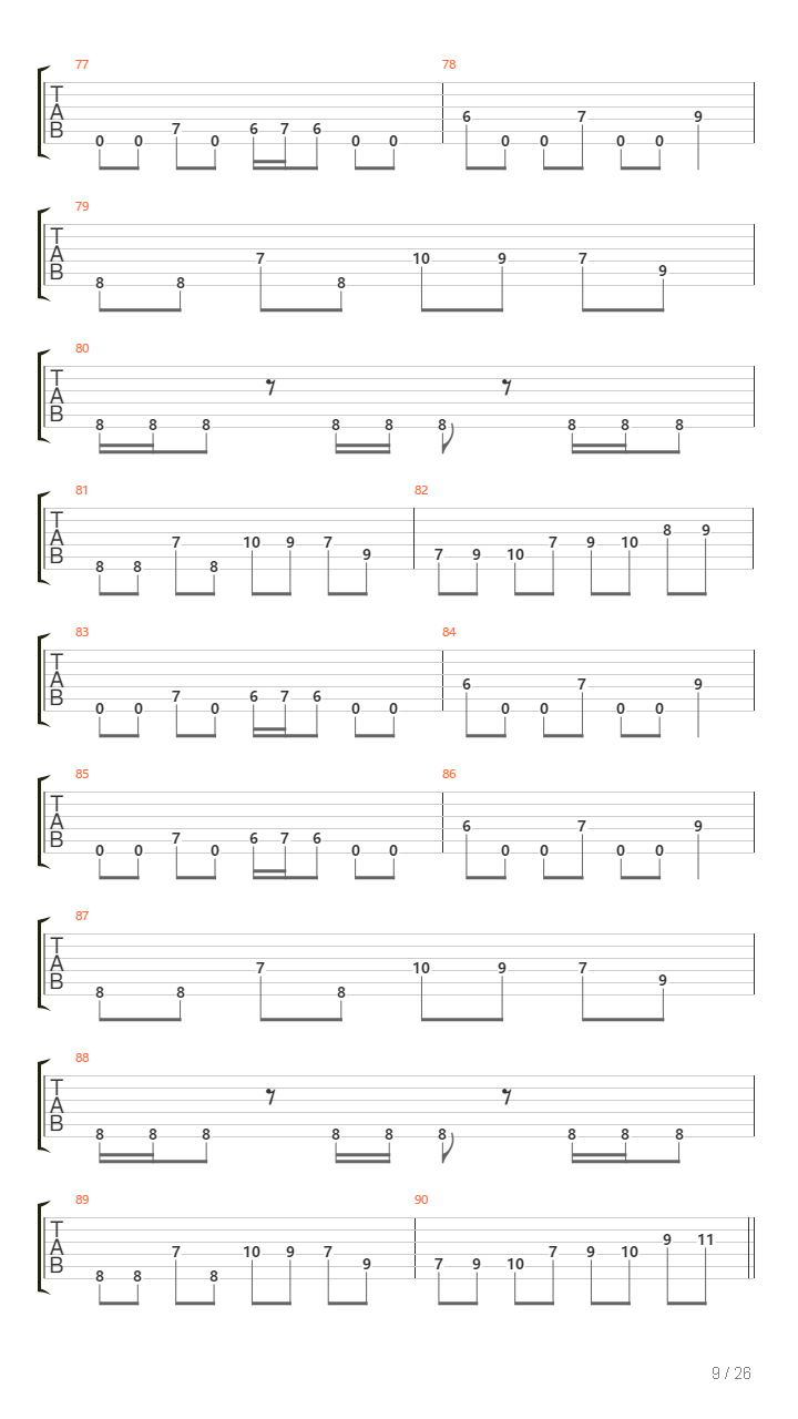 Echoes Of Silence吉他谱