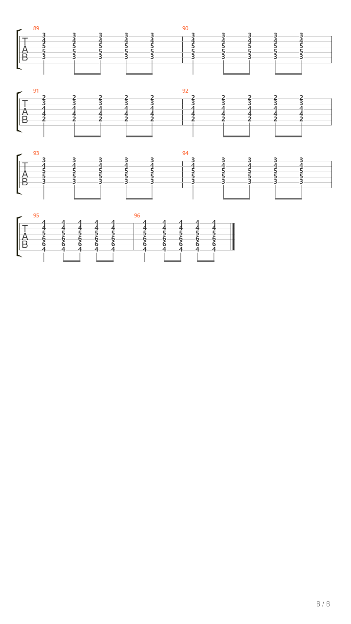 Livresse Des Profondeurs吉他谱