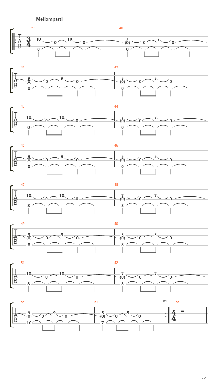 Fare Fare Krigsmann吉他谱