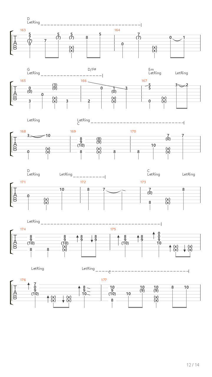 River吉他谱