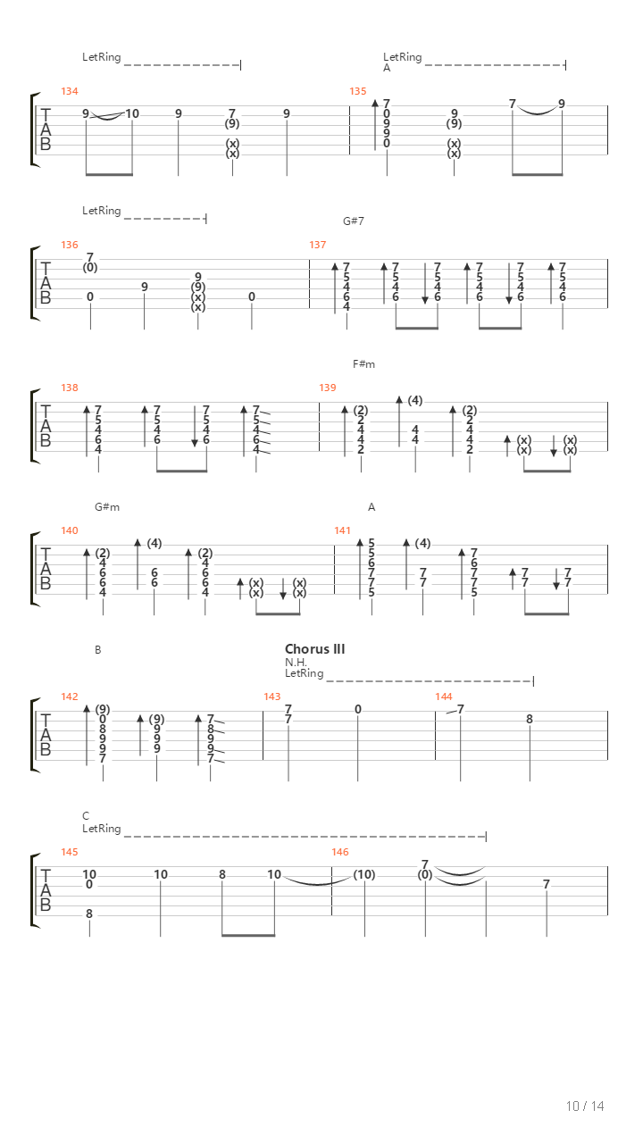 River吉他谱