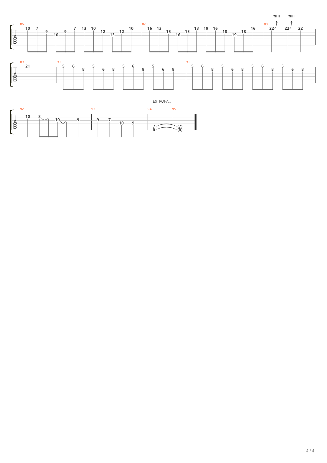 Zona De Conflicto吉他谱