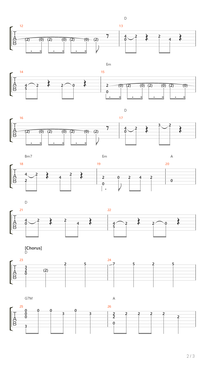 Mine吉他谱