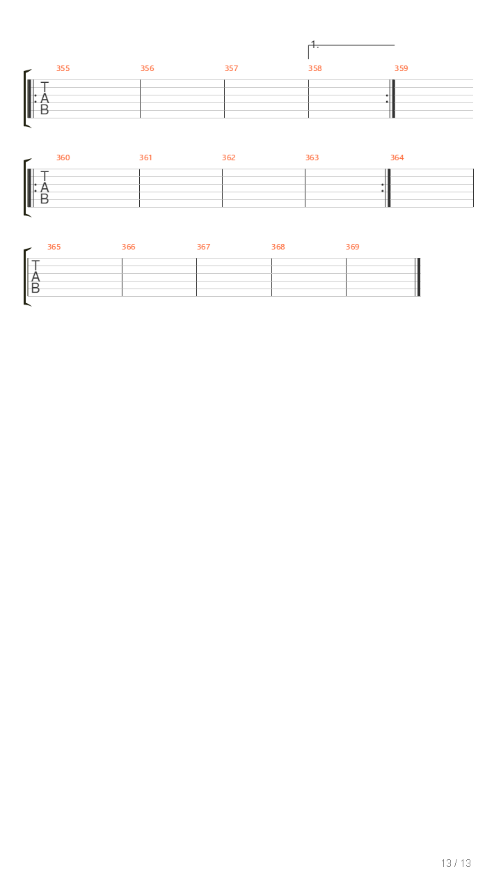 Venator吉他谱