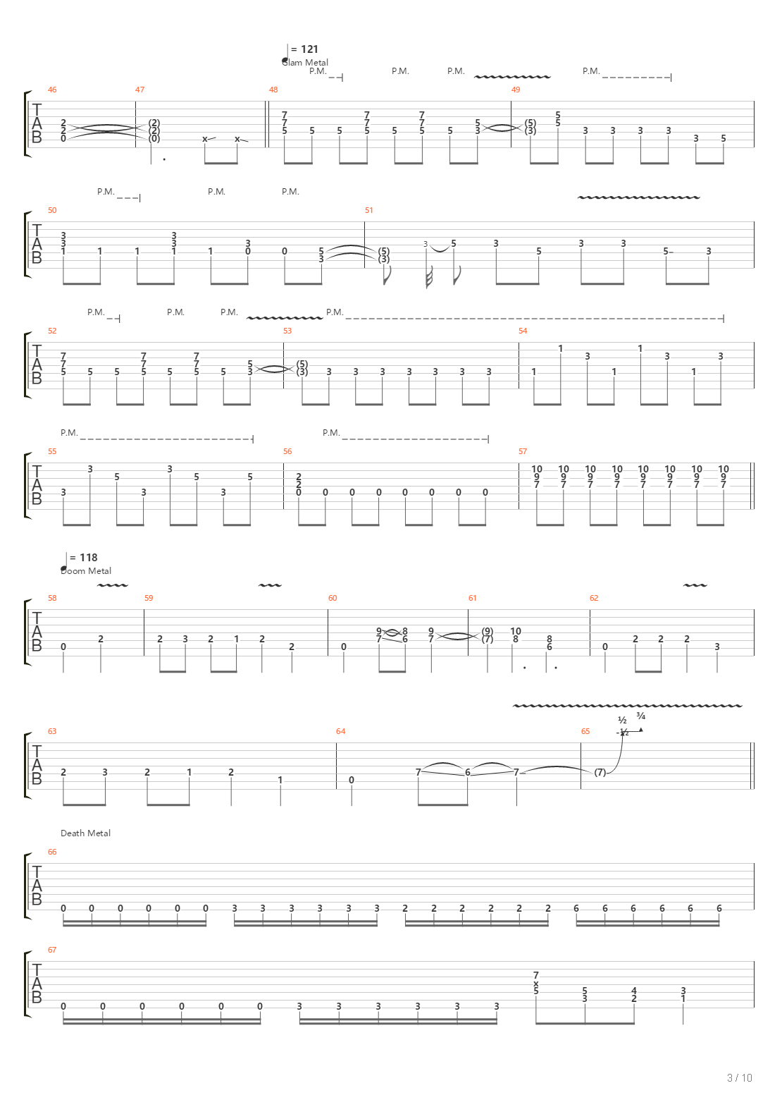 History Of The Metal In One Song吉他谱