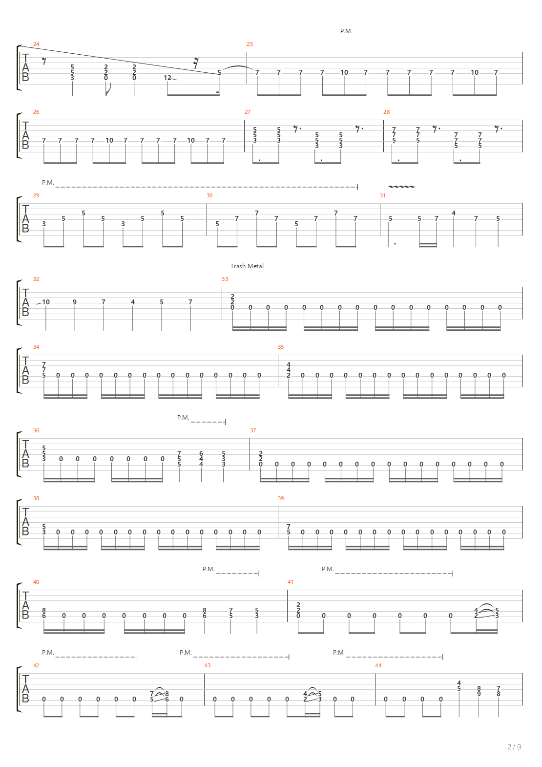 History Of The Metal In One Song吉他谱