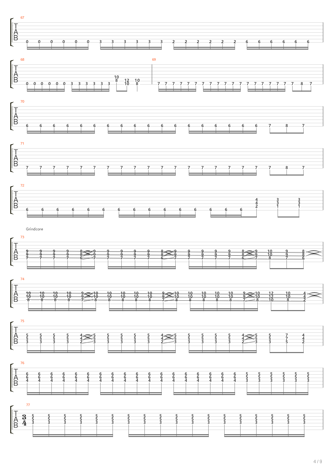 History Of The Metal In One Song吉他谱