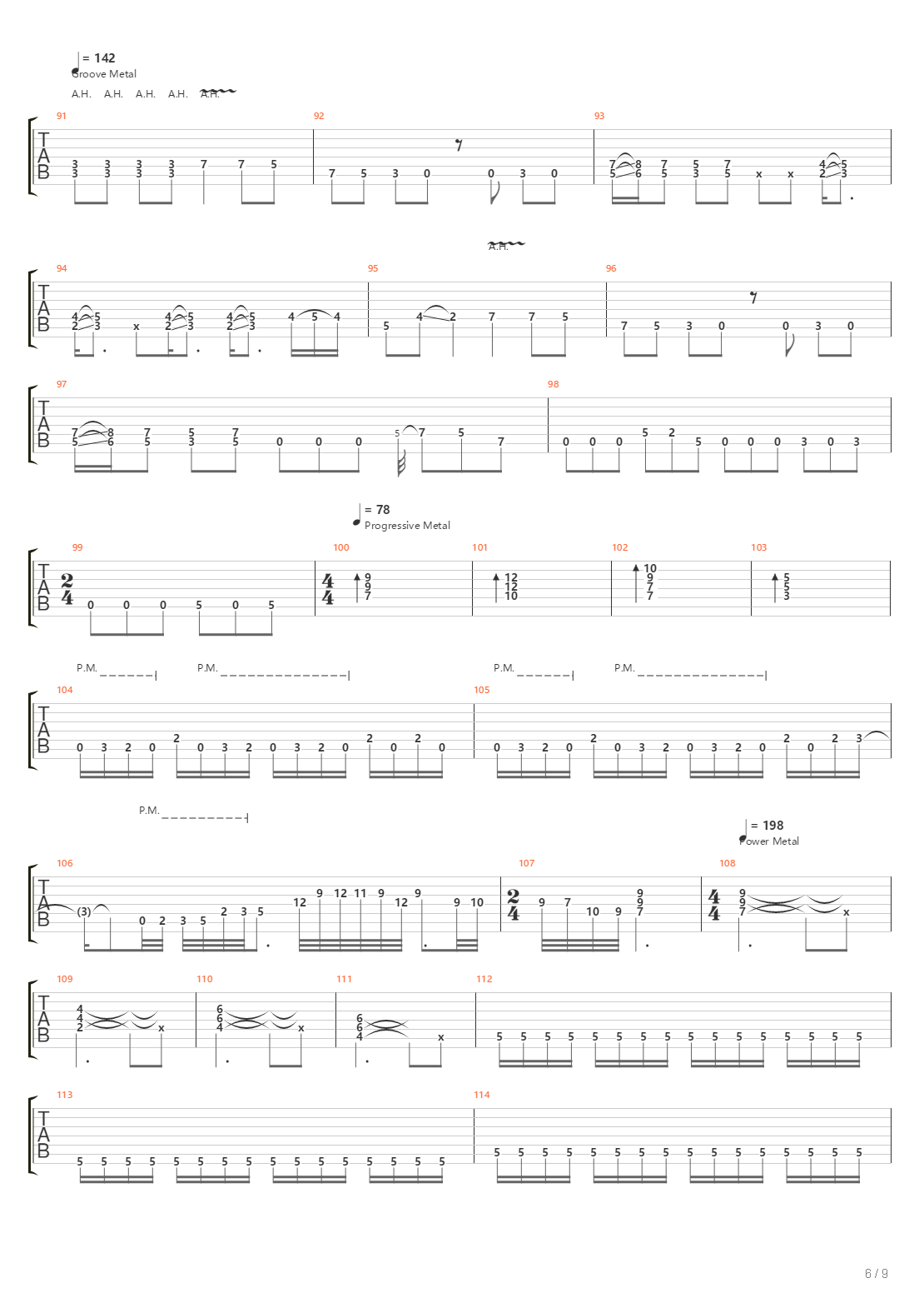 History Of The Metal In One Song吉他谱