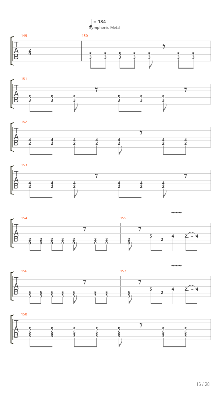 History Of The Metal In One Song吉他谱