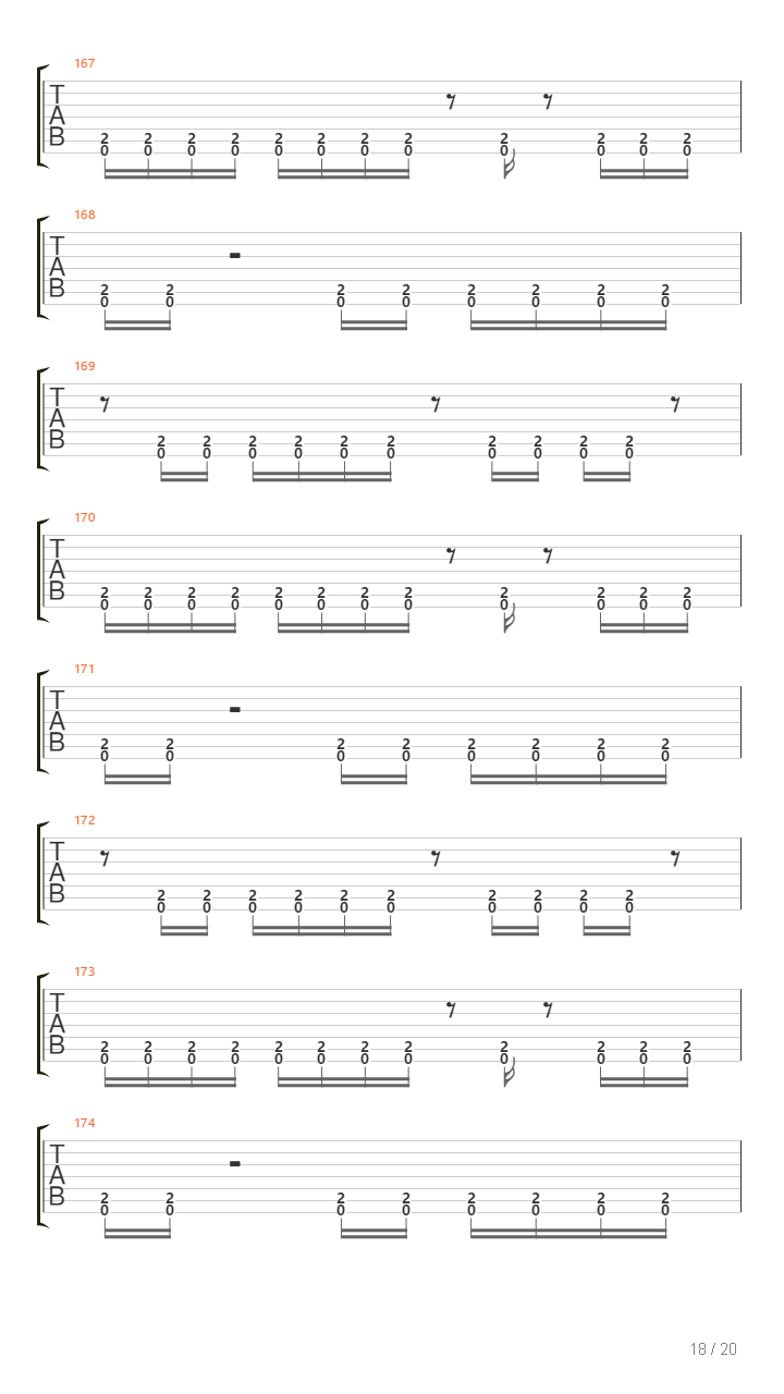 History Of The Metal In One Song吉他谱