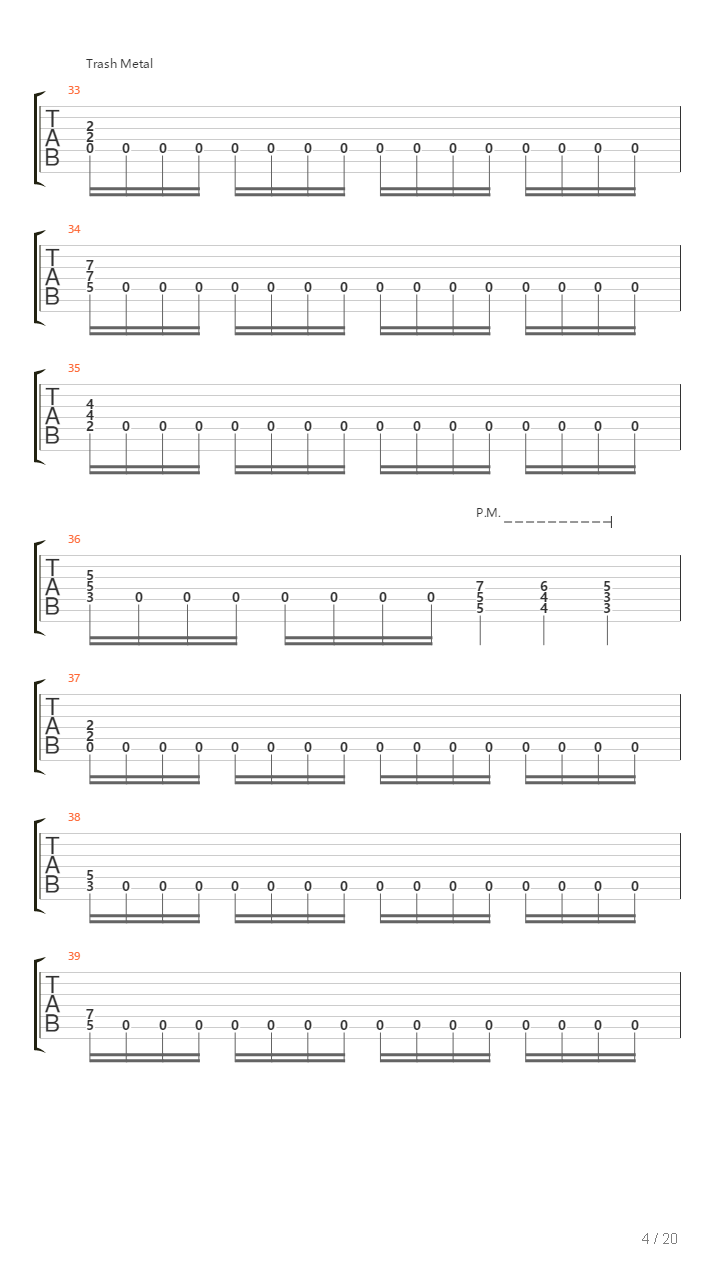 History Of The Metal In One Song吉他谱