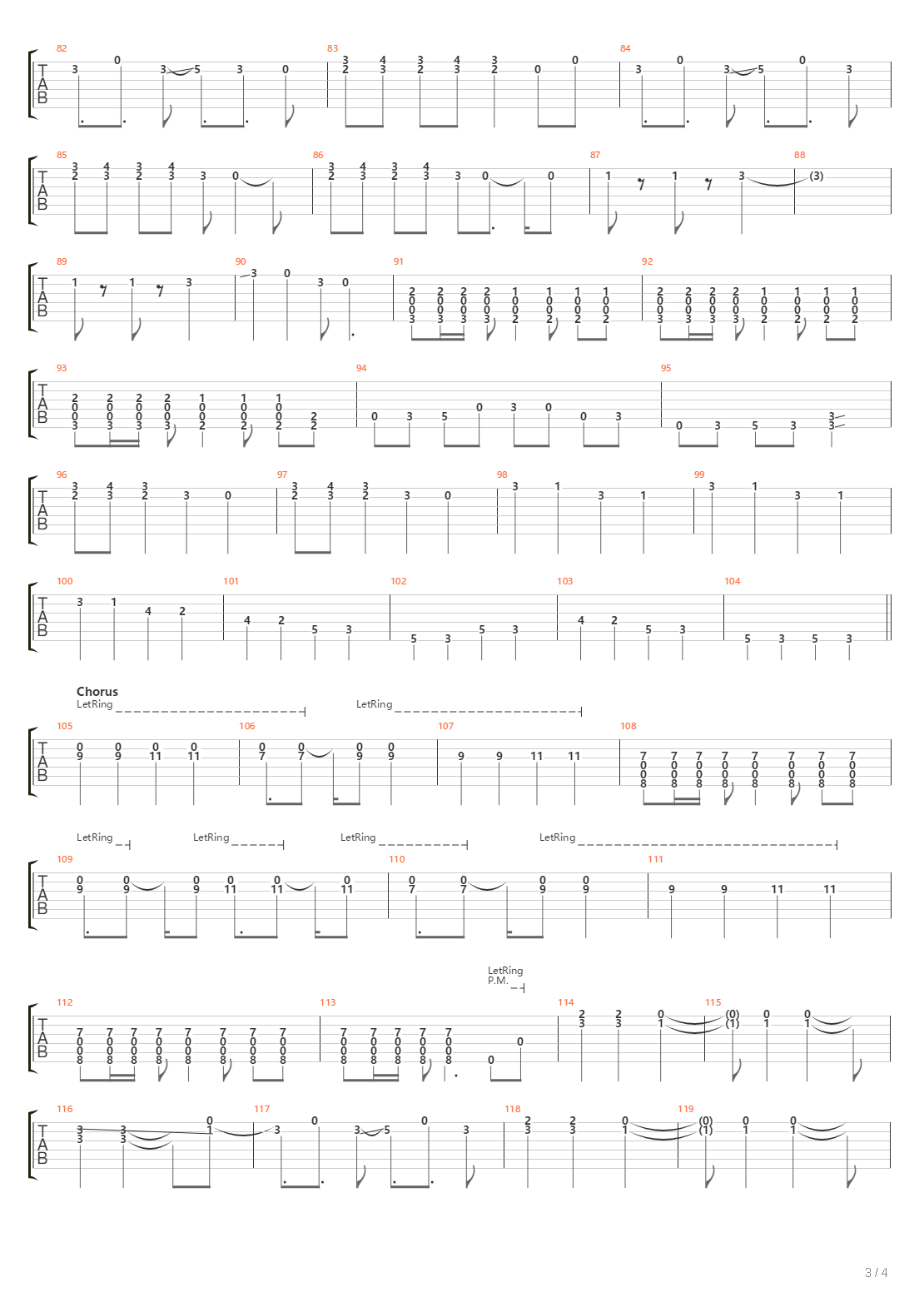 Trains吉他谱