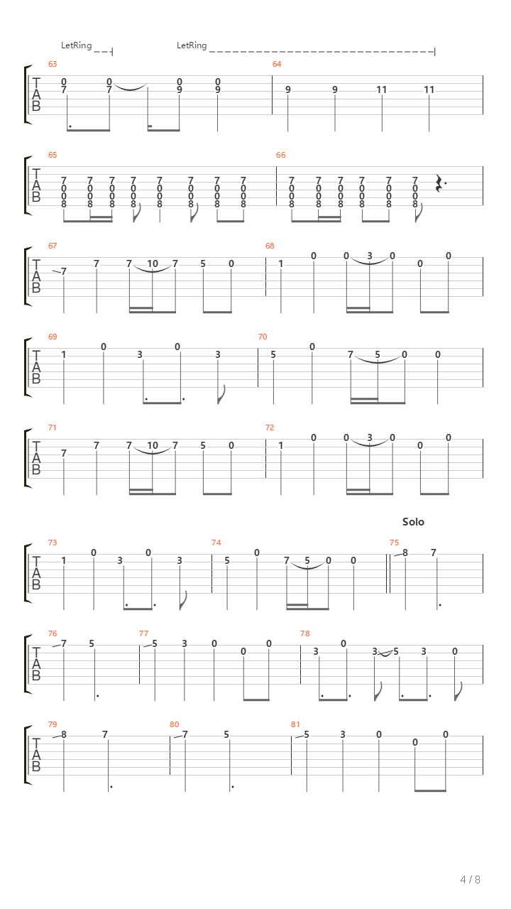 Trains吉他谱