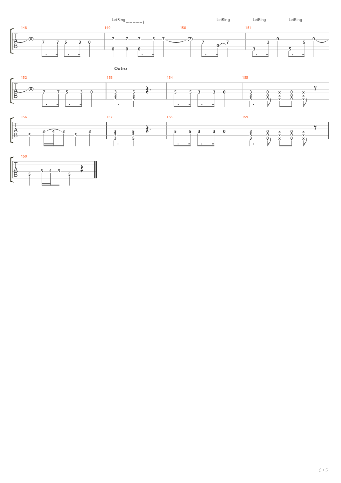 Zebra吉他谱