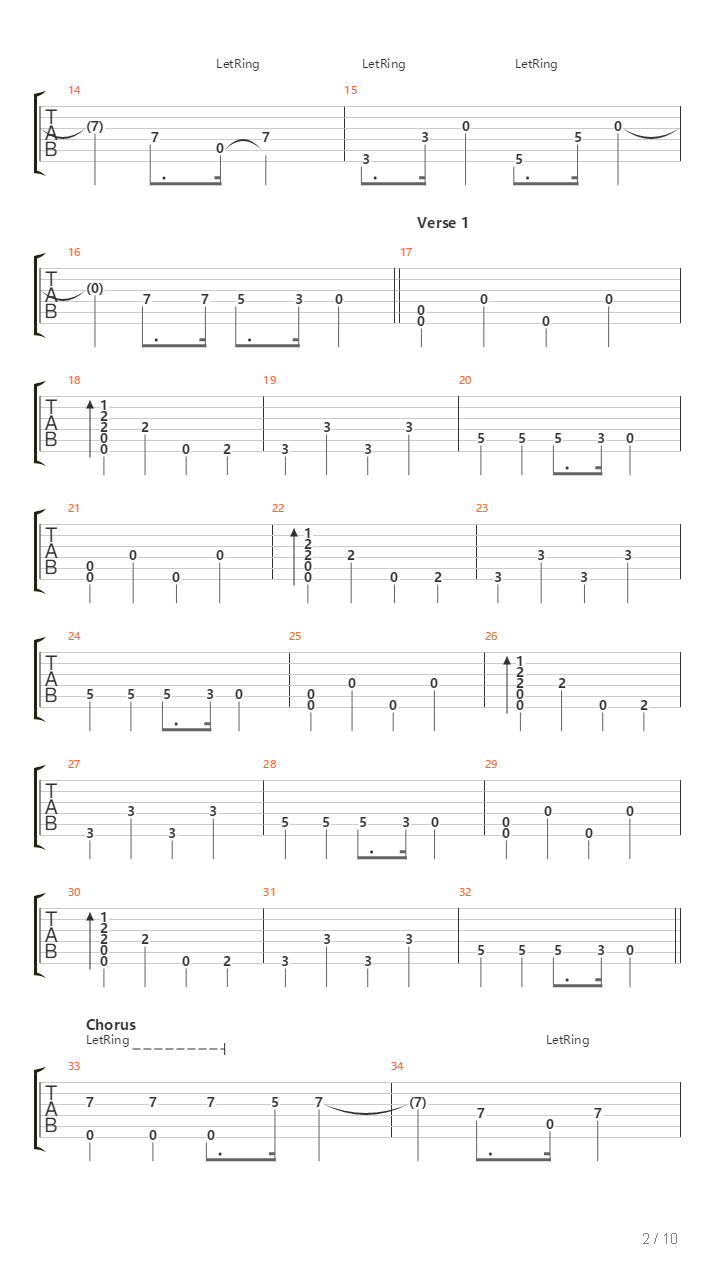 Zebra吉他谱