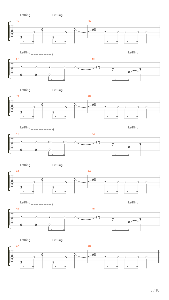 Zebra吉他谱