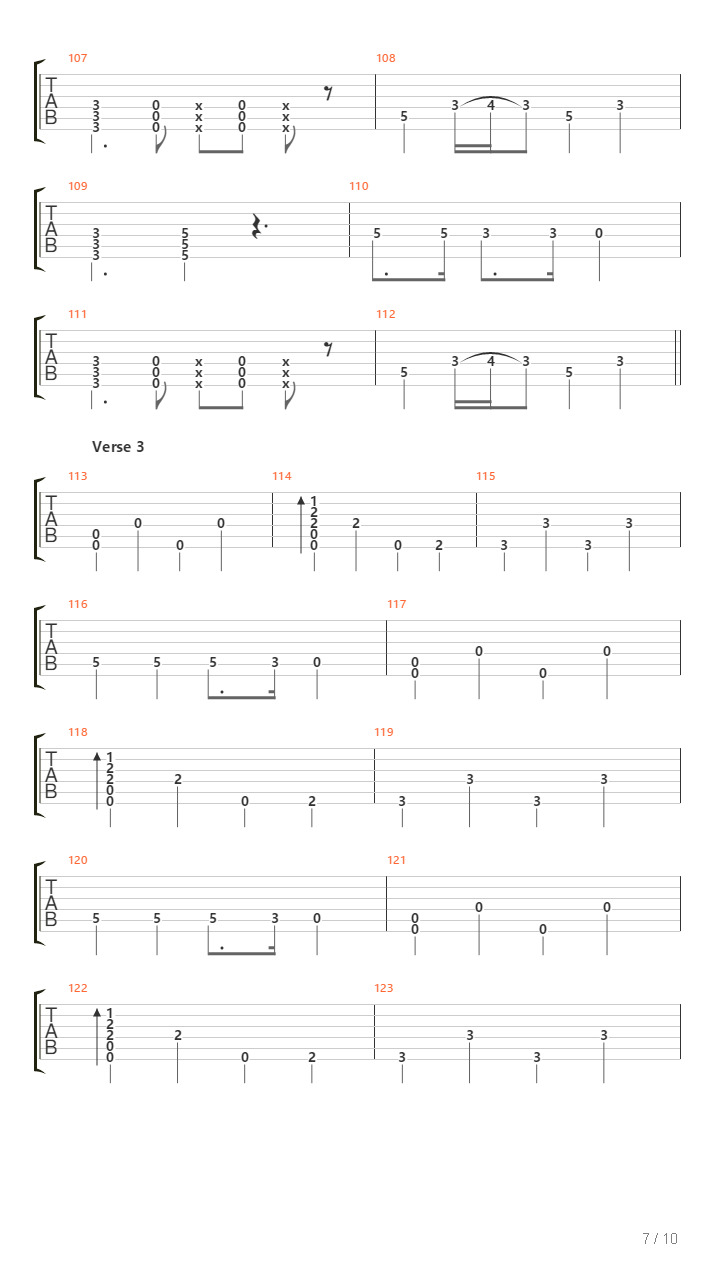 Zebra吉他谱